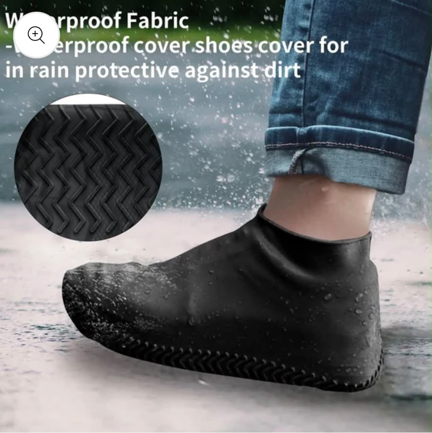 Protège-chaussure en silicone imperméable
