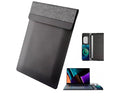 Pochette laptop 3 en 1 avec recharge sans fil-support & tapis souris