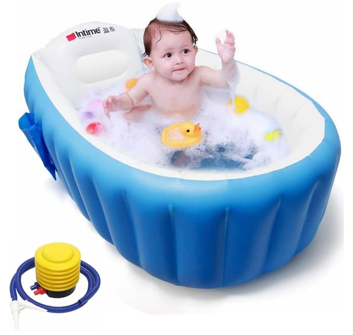 Baignoire gonflable portable pour enfants (2-3ans)-confort & sécurité