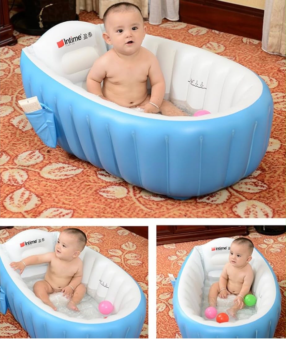 Baignoire gonflable portable pour enfants (2-3ans)-confort & sécurité