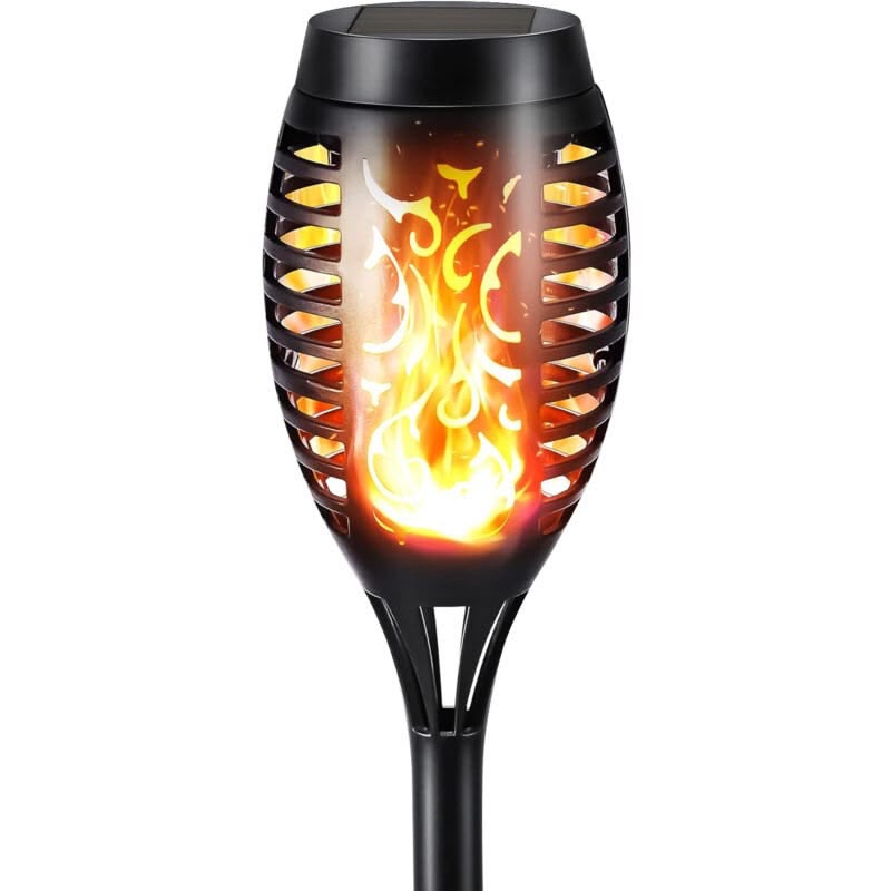 Pack de 4 lampes solaires flamme