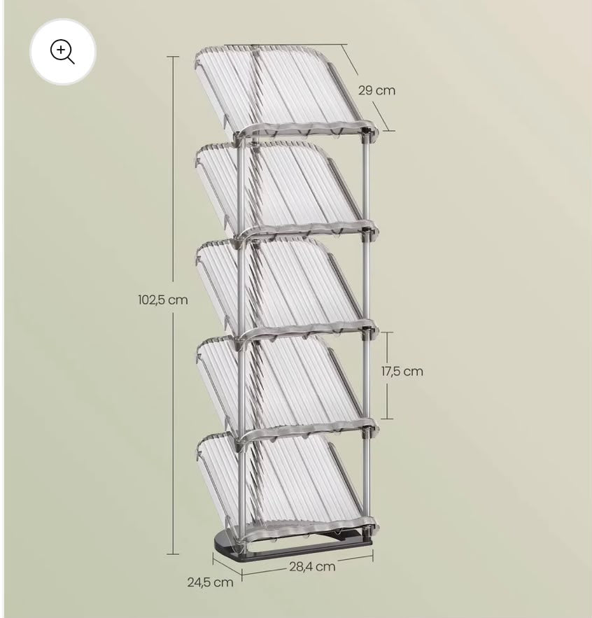 Etagère à chaussures multiniveaux en acier inoxydable