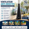 ventilateur anti-insectes de table