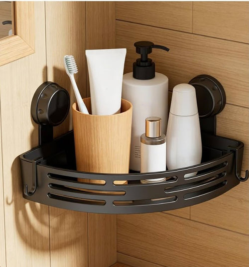 2 étagères d'angle de salle de bain