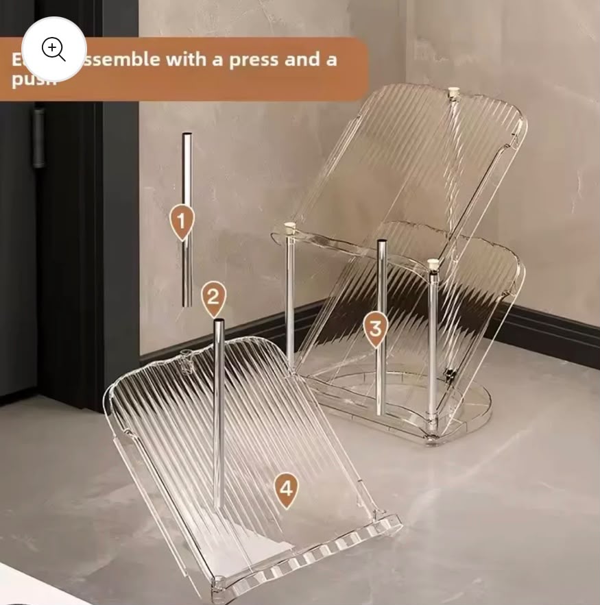 Etagère à chaussures multiniveaux en acier inoxydable