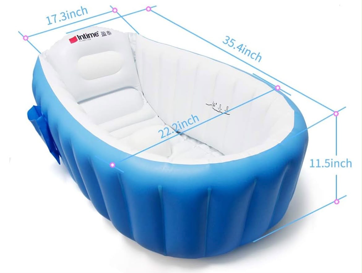 Baignoire gonflable portable pour enfants (2-3ans)-confort & sécurité