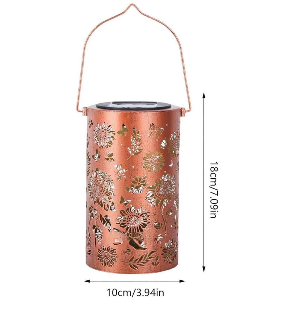 Lanterne solaire LED tournesol RGB