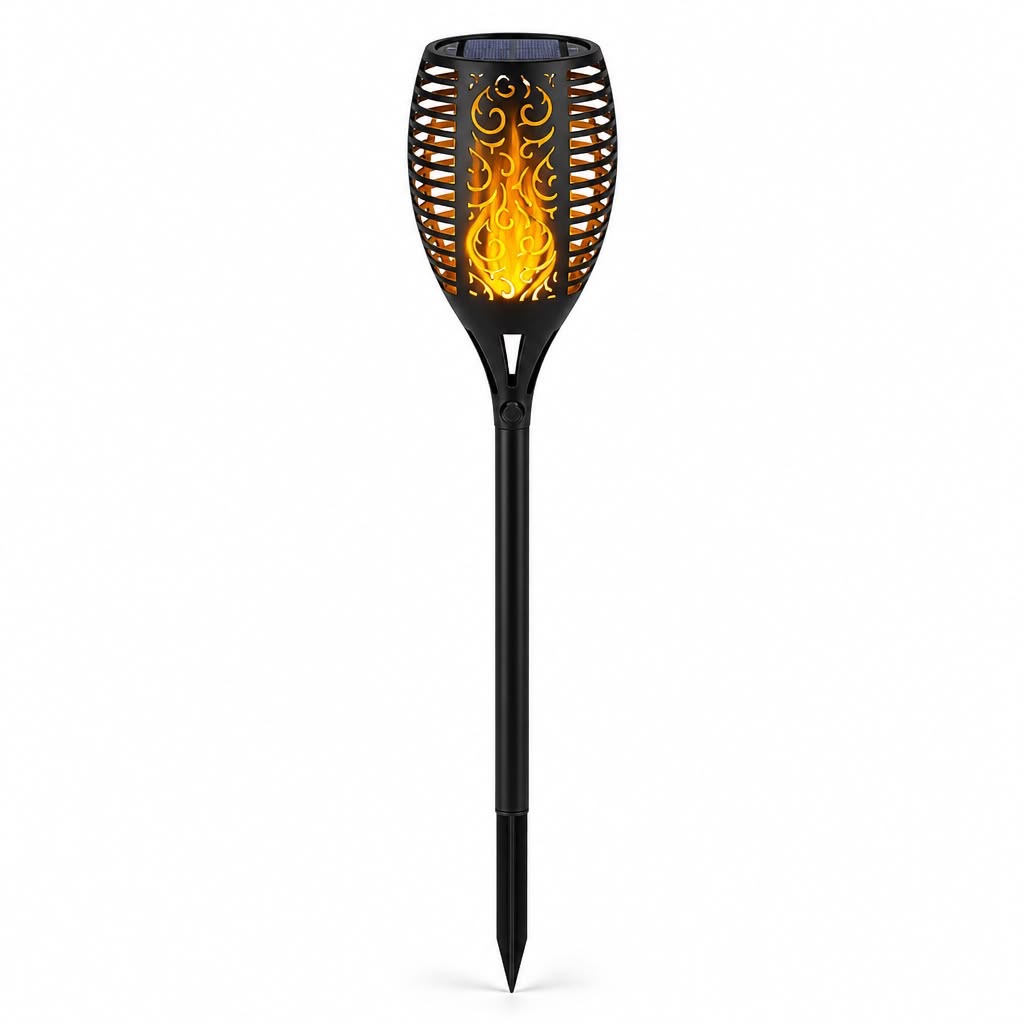 Pack de 4 lampes solaires flamme