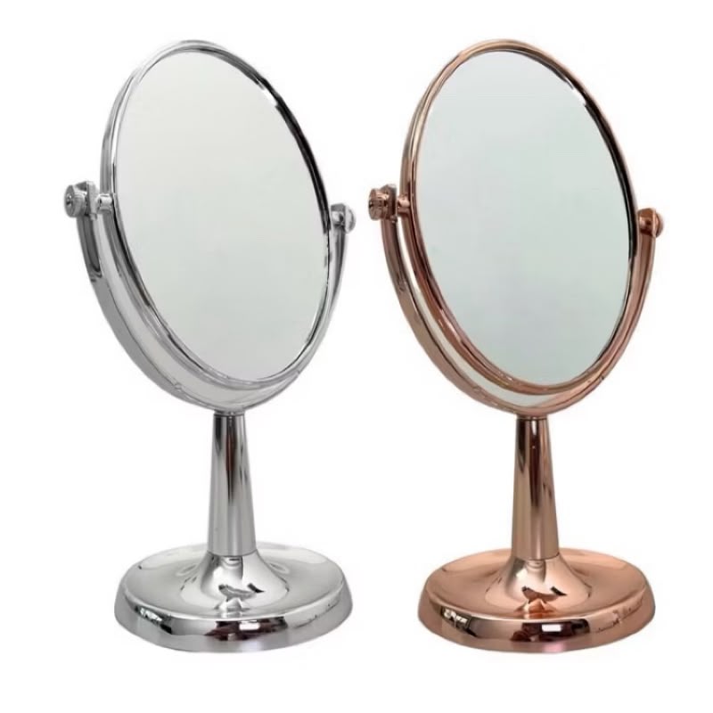 Miroir de Maquillage Double Face Rotatif 360°