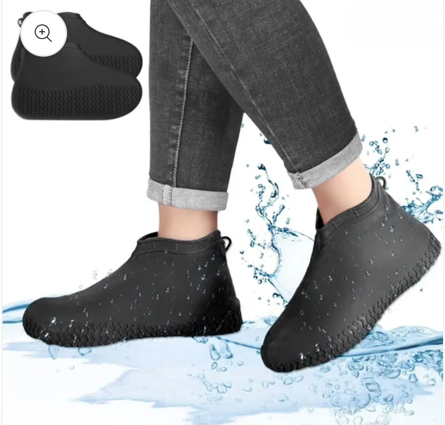 Protège-chaussure en silicone imperméable