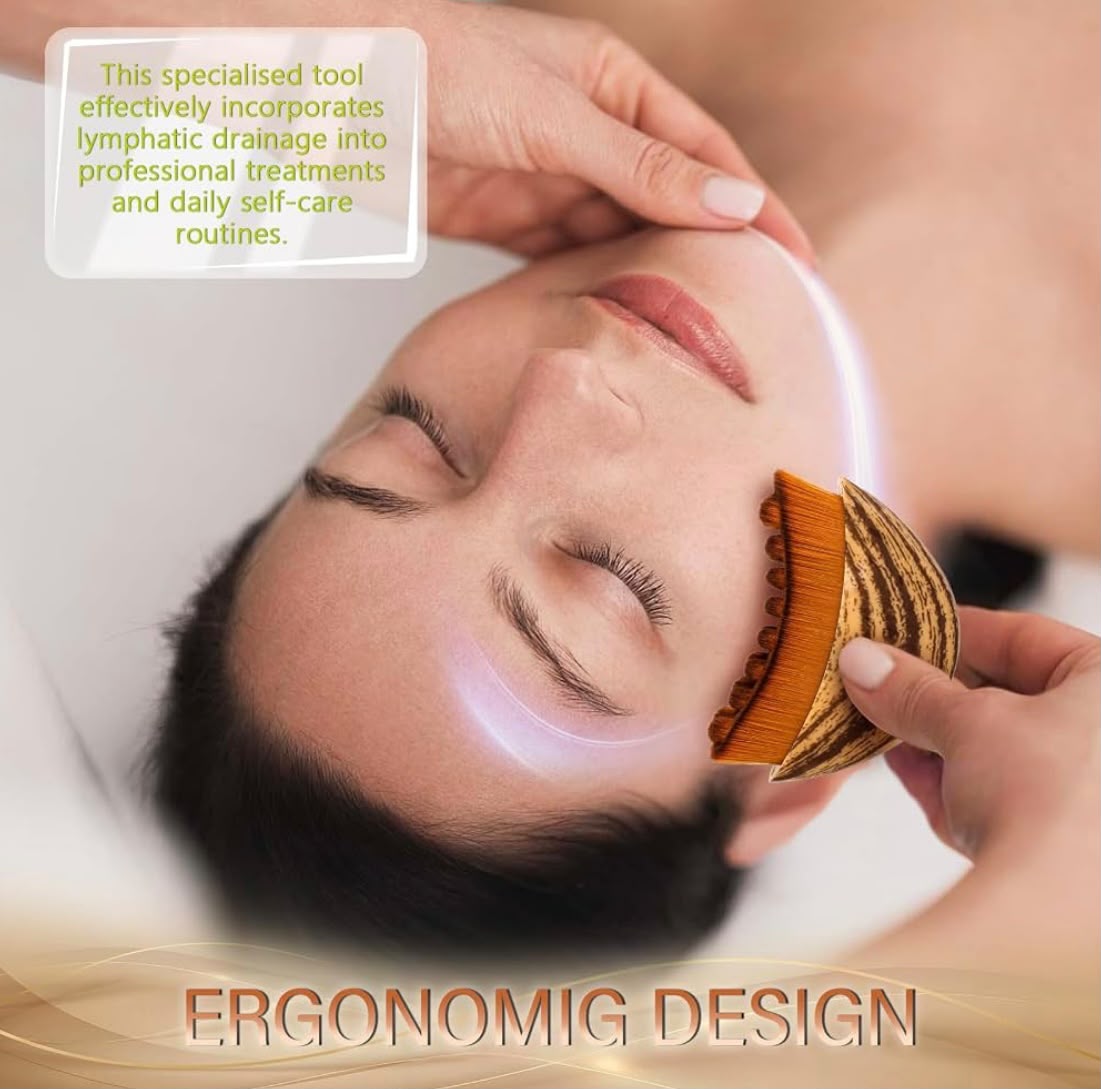Brosse de Massage Facial Lymphatique – Sculptante pour Visage & Mâchoire