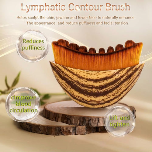 Brosse de Massage Facial Lymphatique – Sculptante pour Visage & Mâchoire